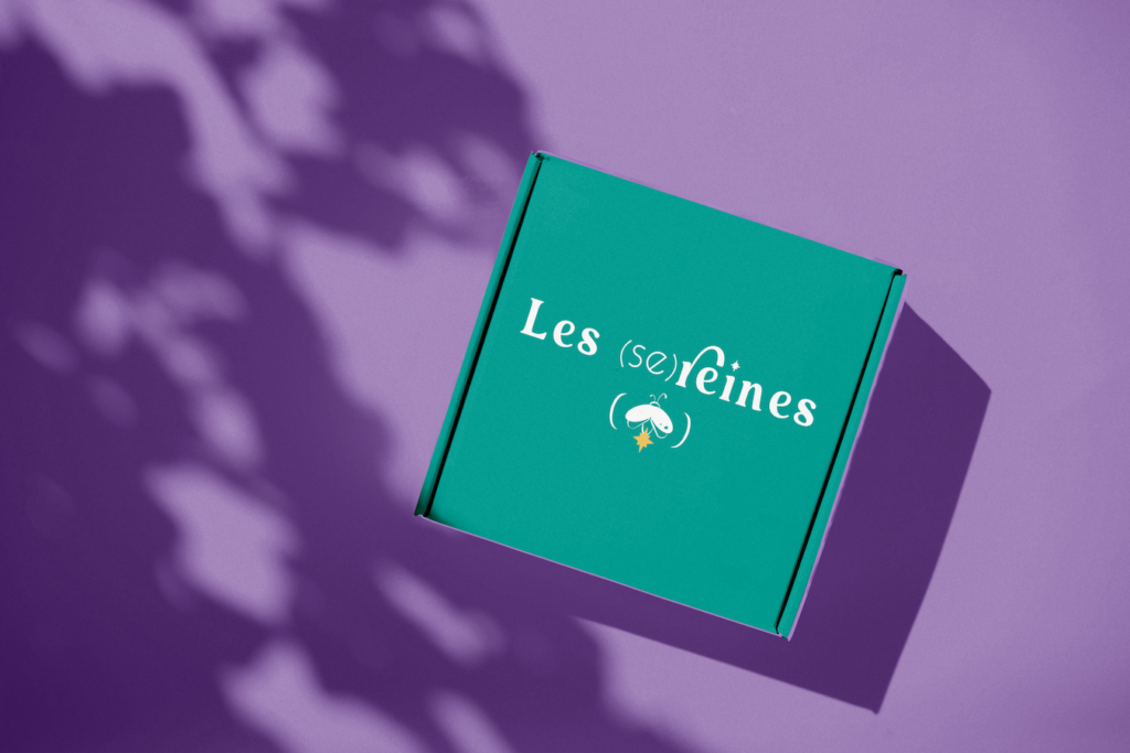 Design de la boite d'une box d'art-thérapie pour le bien-être des femmes